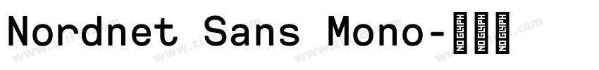Nordnet Sans Mono字体转换 Nordnet Sans Mono字体转换
